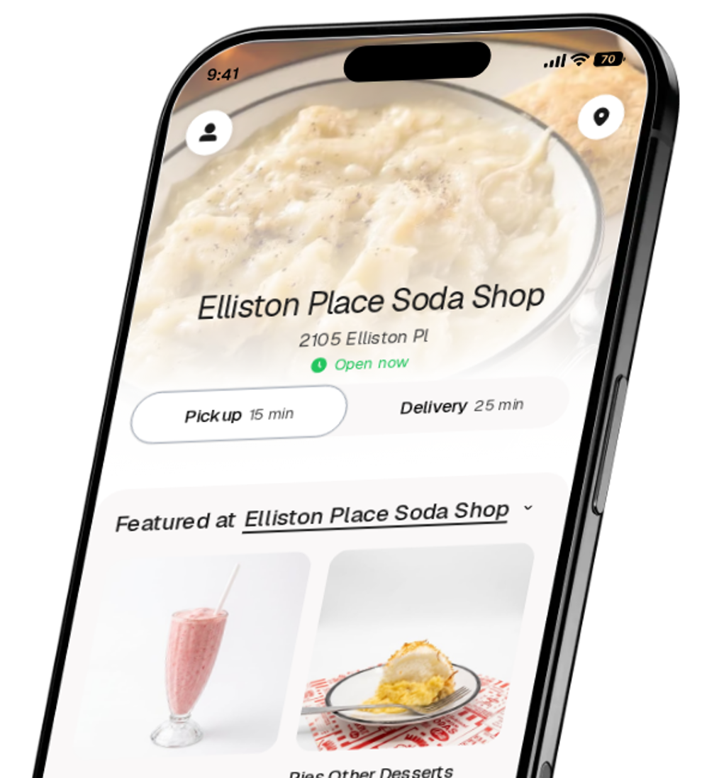 Elliston Place Soda Shop app preview