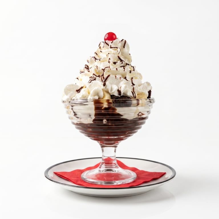 Delicious Brownie Sundae