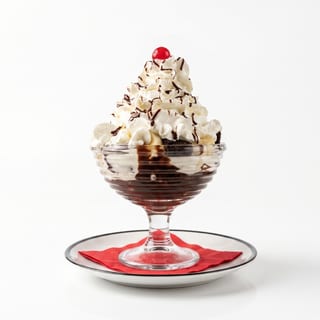 Hot Fudge Brownie Sundae