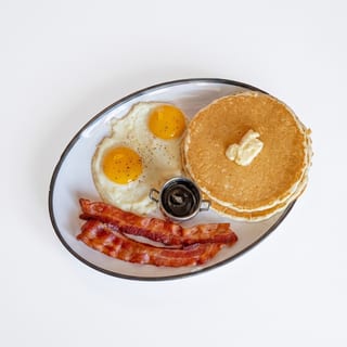 #2 Two Pancakes & Two Eggs Breakfast Meal